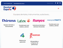 Tablet Screenshot of dental.com.es