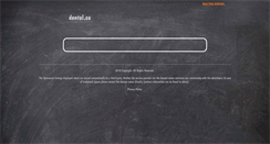 Desktop Screenshot of dental.ca